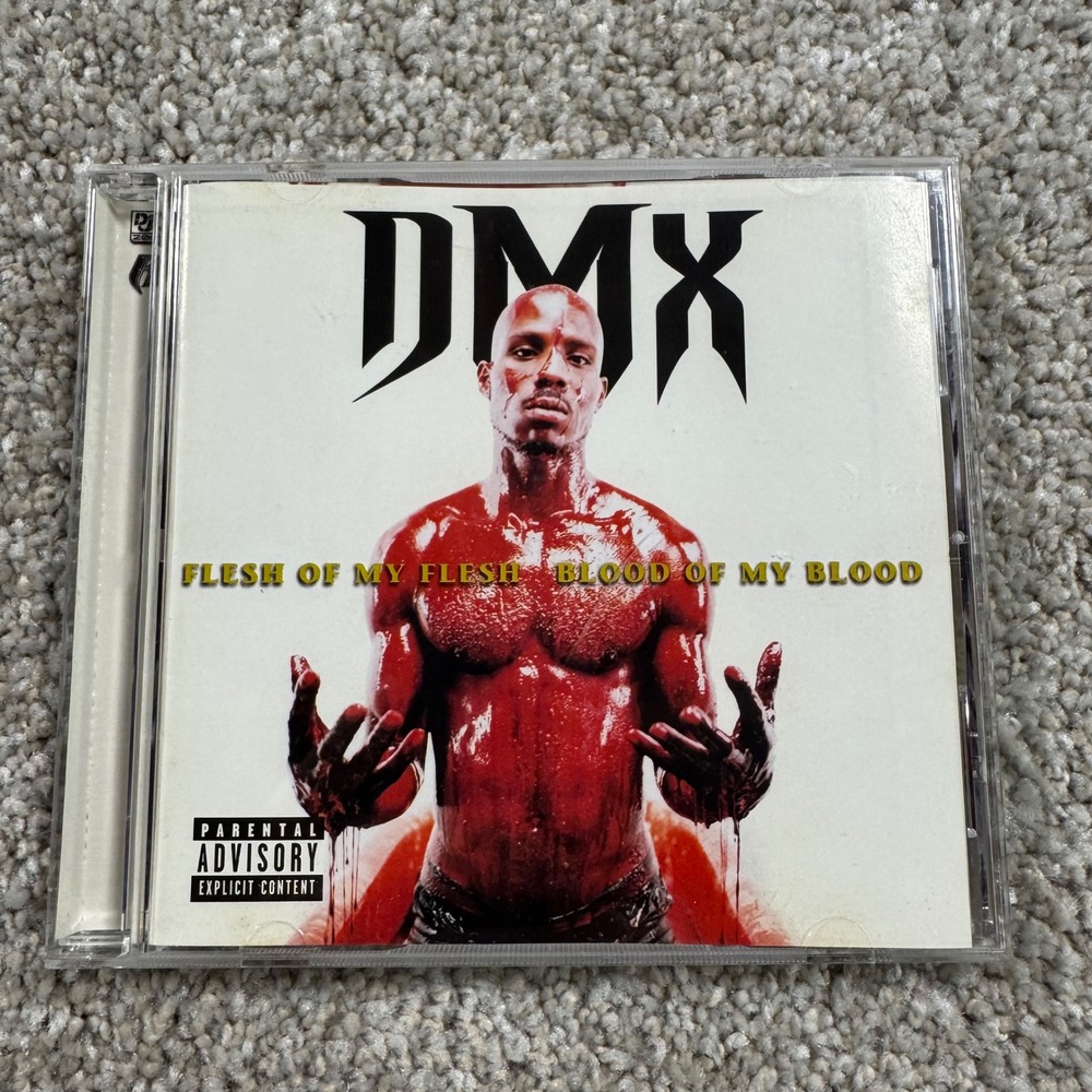 DMX Flesh of My Flesh Blood of My Blood CD 1998 Def Jam Ruff Ryders Rap Hip Hop